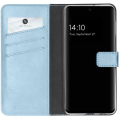 Selencia Étui de téléphone portefeuille en cuir véritable Galaxy A32 (4G)