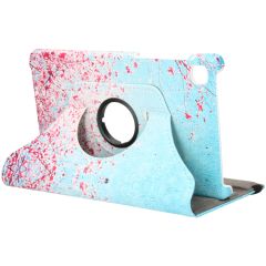 iMoshion Coque tablette Design rotatif à 360° Galaxy Tab A7 Lite - Pink Blossom