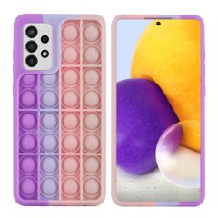 iMoshion ﻿Pop It Fidget Toy - Coque Pop It Galaxy A72 - Multicolor