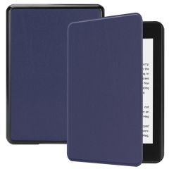 iMoshion ﻿Coque à rabat Slim Hard Kindle Paperwhite 4 - Bleu foncé
