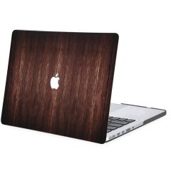 iMoshion Coque Design Laptop MacBook Pro 15 pouces Retina - A1398 - Dark Brown Wood
