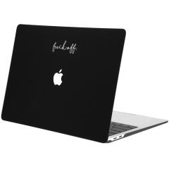 iMoshion Coque Design Laptop MacBook Pro 13 pouces (2020) - Fuck Off