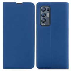iMoshion Étui de téléphone Slim Folio Oppo Find X3 Neo - Bleu foncé