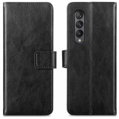 iMoshion Étui de téléphone portefeuille Luxe Galaxy Z Fold3 - Noir