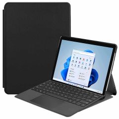 iMoshion Étui de tablette portefeuille Trifold Microsoft Surface Pro 8 - Noir