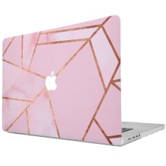 iMoshion Coque Design Laptop MacBook Pro 14 pouces (2021) - Pink Graphic