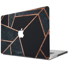 iMoshion Coque Design Laptop MacBook Pro 16 pouces (2021) - Black Graphic