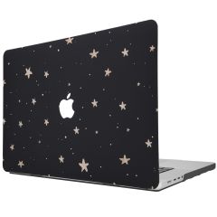 iMoshion Coque Design Laptop MacBook Pro 16 pouces (2021) - Stars Gold