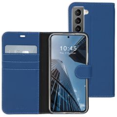 Accezz Étui de téléphone portefeuille Wallet Samsung Galaxy S22 - Bleu foncé