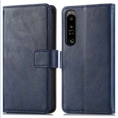 iMoshion Étui de téléphone portefeuille Luxe Sony Xperia 1 IV - Bleu foncé