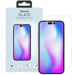 Selencia Protection d'écran en verre trempé iPhone 14 Pro