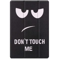 iMoshion Étui de tablette portefeuille Trifold Nokia T10 - Don't touch