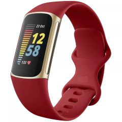 iMoshion Bracelet silicone Fitbit Charge 5 - Taille S - Rouge