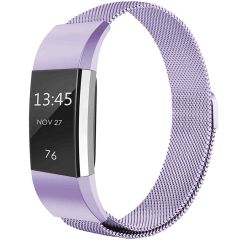 iMoshion Bracelet magnétique milanais Fitbit Charge 2 - Taille M - Violet