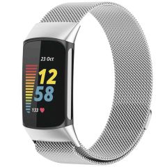 Bracelet de sport pour Fitbit Charge 5, bracelet resp., bleu fcé/gris