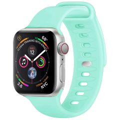 iMoshion Bracelet en silicone Apple Watch Series 1-8 / SE - 38/40/41mm - Turquoise