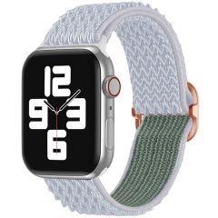 iMoshion Bande élastique en nylon Apple Watch Series 1-8 / SE - 38/40/41mm - Gris clair