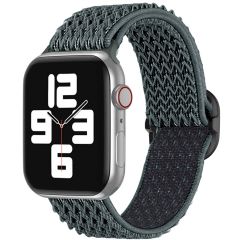 iMoshion Bande élastique en nylon Apple Watch Series 1-8 / SE - 38/40/41mm - Gris foncé
