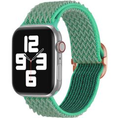 iMoshion Bande élastique en nylon Apple Watch Series 1-8 / SE - 38/40/41mm - Turquoise