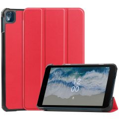 iMoshion Étui de tablette portefeuille Trifold Nokia T10 - Rouge