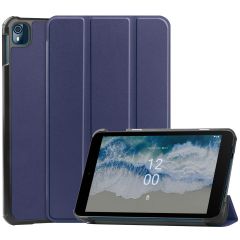 iMoshion Étui de tablette portefeuille Trifold Nokia T10 - Bleu foncé