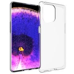 Accezz Coque Clear Oppo Find X5 5G - Transparent
