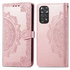 iMoshion Etui de téléphone portefeuille Mandala Xiaomi Redmi Note 11(S) - Rose Dorée