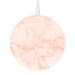 iMoshion Chargeur sans fil design - Chargeur sans fil Charge Rapide 10 W - Pink Stone Marble