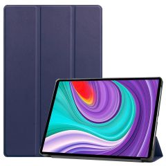 iMoshion Étui de tablette portefeuille Trifold Lenovo Tab P11 Pro - Bleu foncé