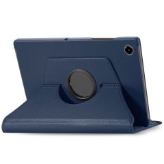 iMoshion Étui de tablette rotatif à 360° Galaxy Tab A8 (2021) - Bleu foncé