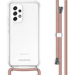 iMoshion Coque avec cordon Samsung Galaxy A53 - Rose Dorée