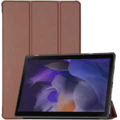 iMoshion Étui de tablette portefeuille Trifold Samsung Galaxy Tab A8 (2021) - Brun