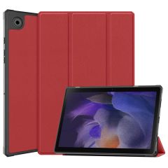 iMoshion Étui de tablette portefeuille Trifold Samsung Galaxy Tab A8 - Rouge
