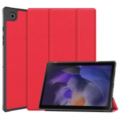 iMoshion Étui de tablette portefeuille Trifold Samsung Galaxy Tab A8 (2021) - Rouge