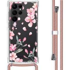 iMoshion Coque Design avec cordon Samsung Galaxy S22 Ultra - Blossom Watercolor