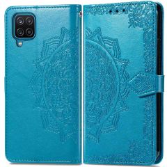 iMoshion Etui de téléphone portefeuille Mandala Samsung Galaxy M22 / A22 (4G) - Turquoise