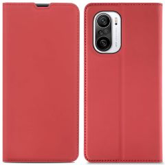 iMoshion Étui de téléphone Slim Folio Xiaomi Poco F3 - Rouge