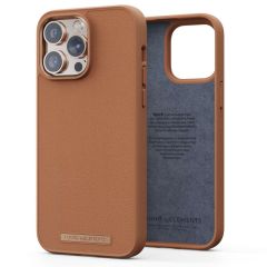 Njorð Collections Coque en cuir véritable iPhone 14 Pro Max - Cognac