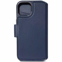 Decoded Portefeuille détachable 2 en 1 en cuir iPhone 15 - Bleu foncé