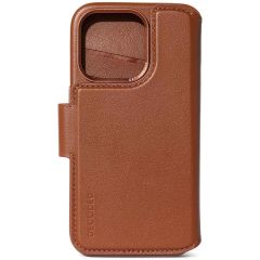Decoded Portefeuille détachable 2 en 1 en cuir iPhone 15 Pro Max - Brun