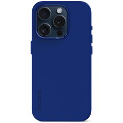 Decoded Coque en silicone MagSafe iPhone 15 Pro Max - Bleu foncé