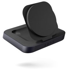 Zens Support de chargement sans fil pour la table de chevet - Essential Serie - Noir