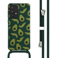 iMoshion ﻿Coque design en silicone avec cordon Samsung Galaxy A33 - Avocado Green