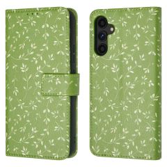 iMoshion ﻿Étui de téléphone portefeuille Design Samsung Galaxy A34 (5G) - Green Flowers