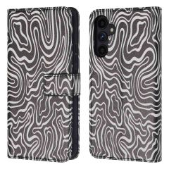 iMoshion ﻿Étui de téléphone portefeuille Design Samsung Galaxy A34 (5G) - Black And White