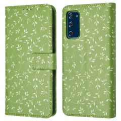 iMoshion ﻿Étui de téléphone portefeuille Design Samsung Galaxy S20 FE - Green Flowers