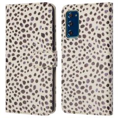 iMoshion ﻿Étui de téléphone portefeuille Design Samsung Galaxy S20 FE - Black And White Dots