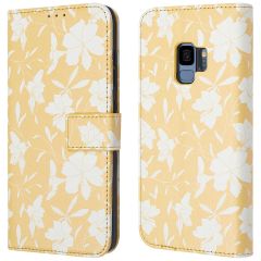 iMoshion ﻿Étui de téléphone portefeuille Design Samsung Galaxy S9 - Yellow Flowers
