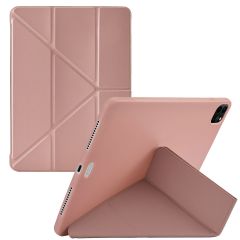 iMoshion Coque tablette Origami iPad Air 6 (2024) / Air 5 (2022) / Air 4 (2020) / Pro 11 (2018 / 2020 / 2021 / 2022) - Rose Dorée