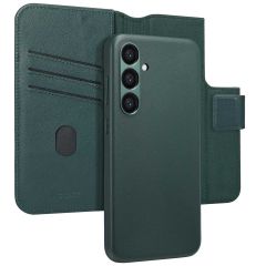 Accezz Étui de téléphone portefeuille en cuir 2-en-1 avec MagSafe Samsung Galaxy S23 FE - Cedar Green